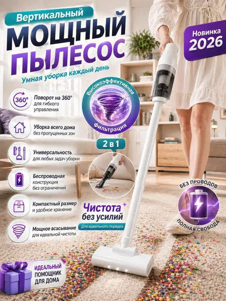 Пылесос вертикальный для дома