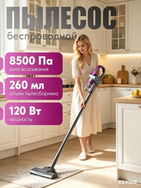 Вертикальный пылесос беспроводной