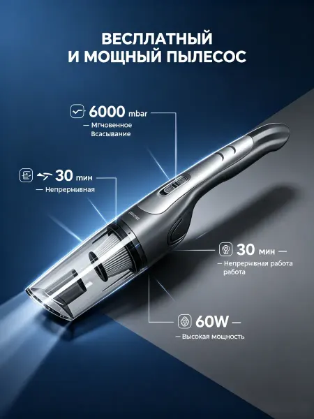 Автомобильный пылесос