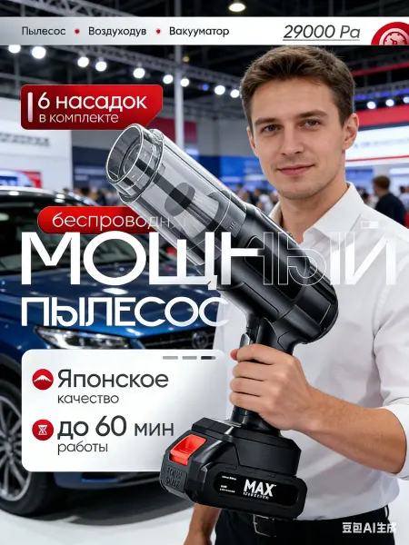 Anmediali Пылесос для автомобиля