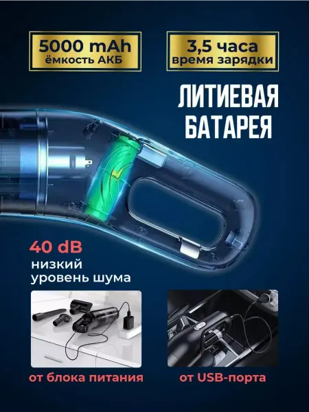 Автомобильный пылесос