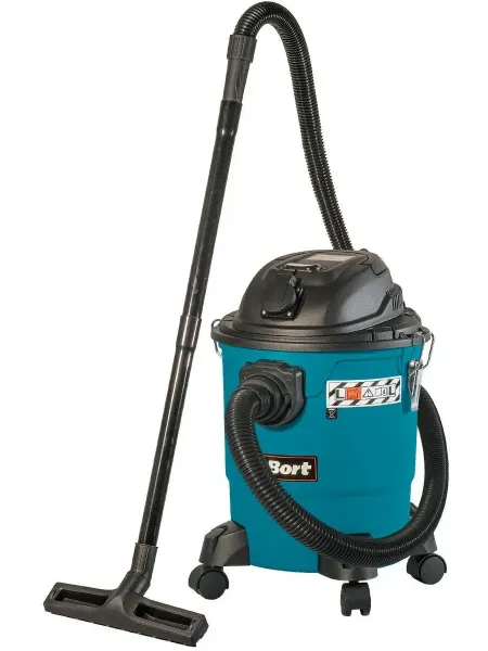 BORT Строительный пылесос BSS-1220-P 1200Вт уборка сухая влажная