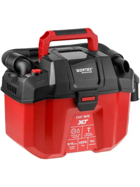 Wortex Пылесос строительный аккумуляторный CVC 1815 XLT SET
