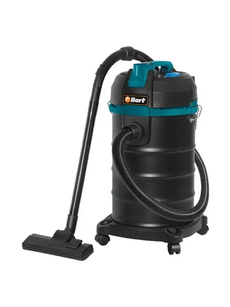 BORT Пылесос строительный BSS-1530 черный