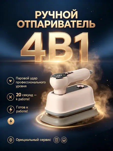 Утюг паровой с антипригарным покрытием мощный беспроводной