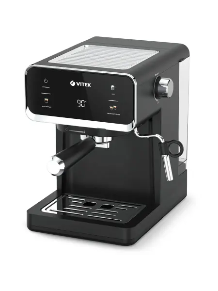 VITEK Кофеварка рожковая VT-1516, 1000Вт, черный