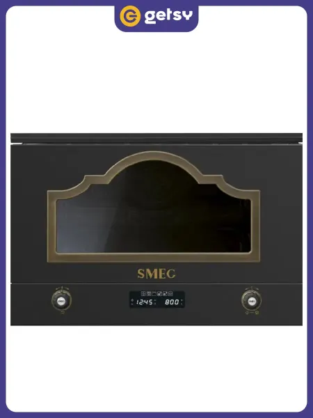 Smeg Микроволновая печь встраиваемая MP722AO, 23 л, 850 Вт