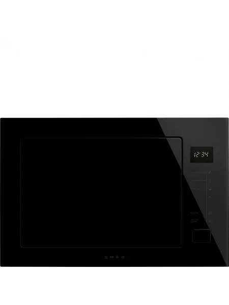 Smeg Встраиваемая микроволновая печь FMI225BI, 25 л, черный