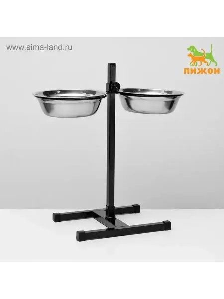 Удобная разборная подставка для кормления домашних питомцев