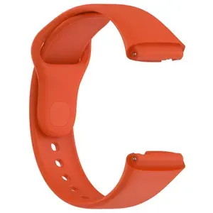 Ремешок оранжевый силиконовый для смарт часов Redmi Watch 3 Active