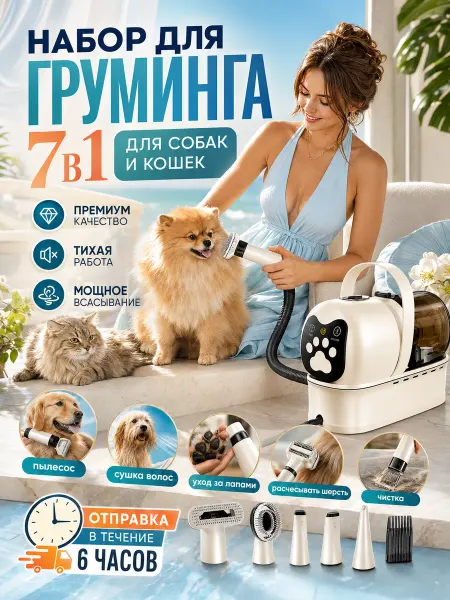 Пылесос для груминга собак