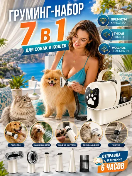 Пылесос для груминга собак