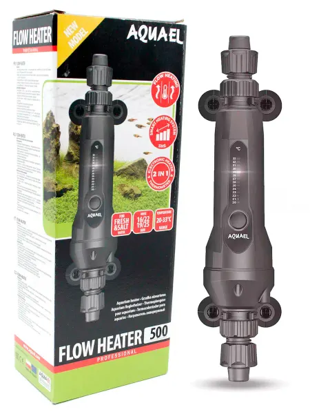 AQUAEL Flow Heater 2.0 500 Вт нагреватель для аквариума, 300-1000л