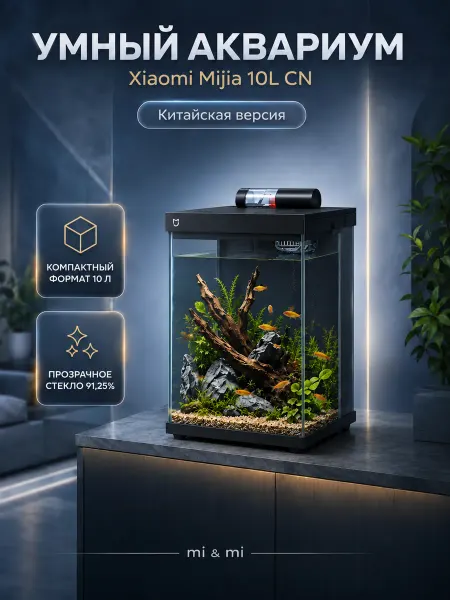 Mi and mi Умный настольный аквариум Xiaomi Mijia 10L CN