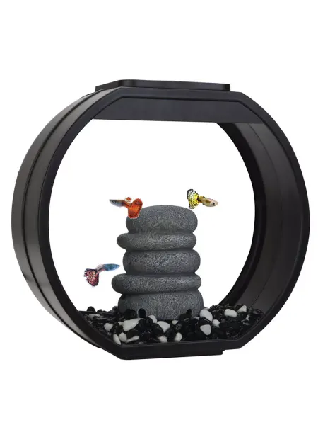 AA Aquarium Аквариум Deco O Mini UPG 10л черный 334*142*310мм
