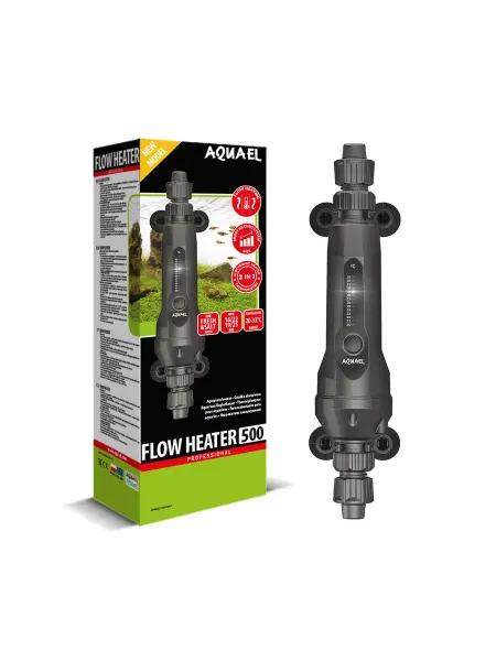 AQUAEL Hагреватель для аквариума FLOW HEATER 500 Вт, 300 - 1000 л