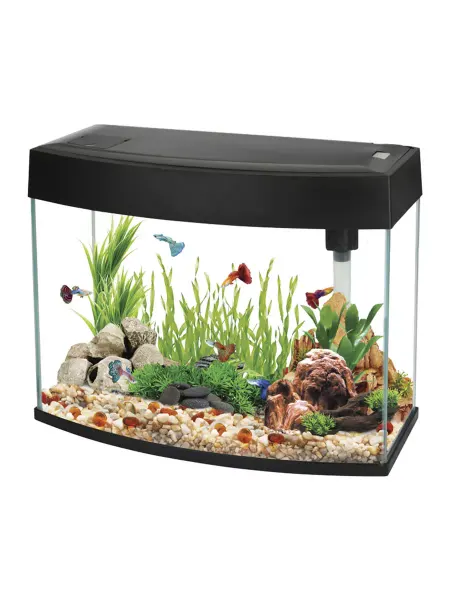 AA Aquarium Аквариум BasicP 20л панорамный черный 440х190х360мм