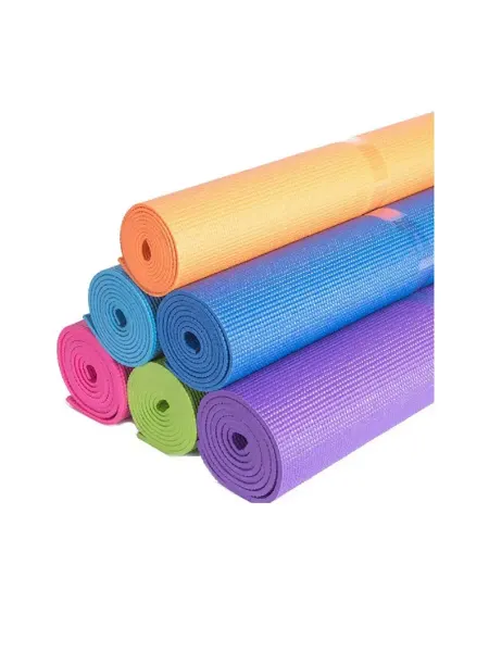 Yoga Mat Коврик для йоги (61х173х0.6 см) ПВХ, с чехлом оранжевый