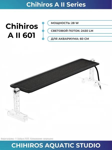 Chihiros Aquatic Studio Светильник для аквариума Chihiros A2 601 (60 см)
