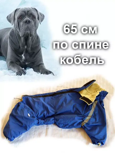 SCHATZ Комбинезон зимний для собак крупных пород кобель 65см
