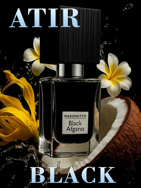 Парфюмированная вода "Black Afgano", восточные ноты, мужской аромат, 100 мл