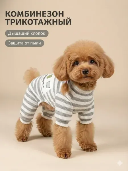 Arnydog Футболка для собак мелких и средних пород и кошек голубая