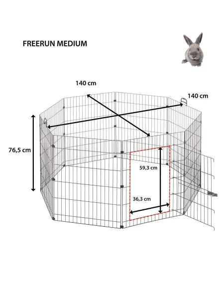 Ferplast Вольер FREERUN M для кроликов и свинок