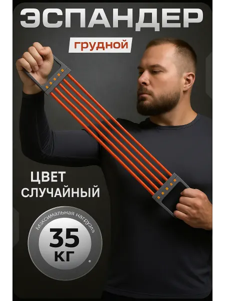 Эспандер для фитнеса — для груди, плеч и рук