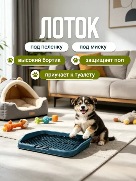 Стандарт пластик групп Легко чистить собачьи туалеты