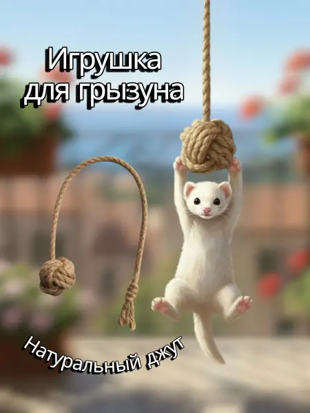 Игрушка для кошки, собаки Джу-джу Игрушка для грызуна