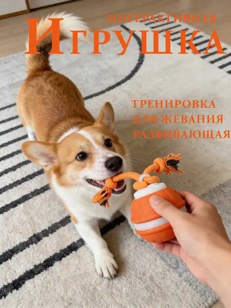 Умная интерактивная игрушка для собак