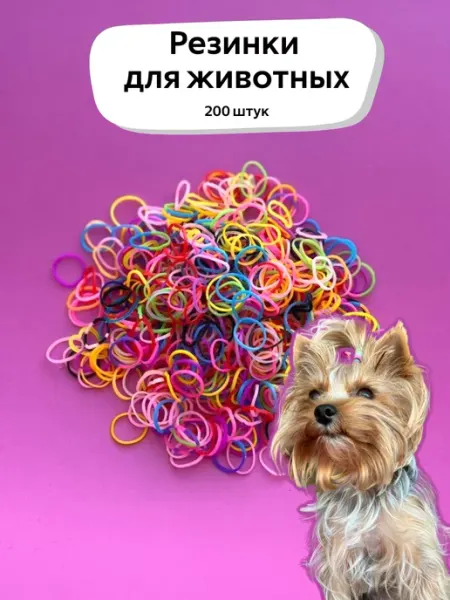 Йорики Резинки для собак силиконовые для мелких пород йорков