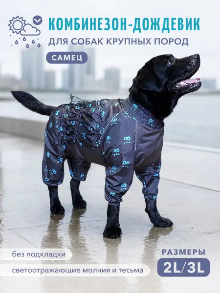 МУРЛЭНД Комбинезон для собак крупных пород, самец