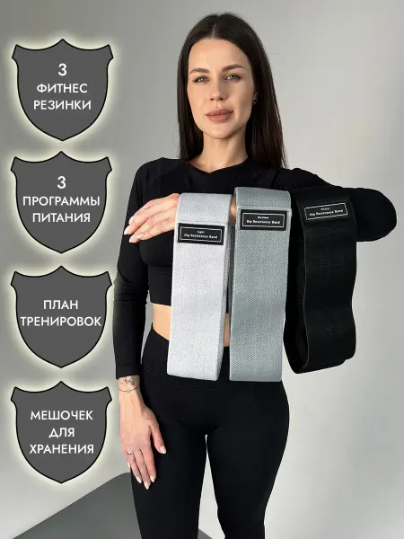 Резинки для фитнеса тканевые