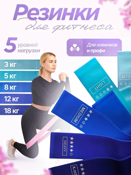 SHILOVESPORT Фитнес резинки