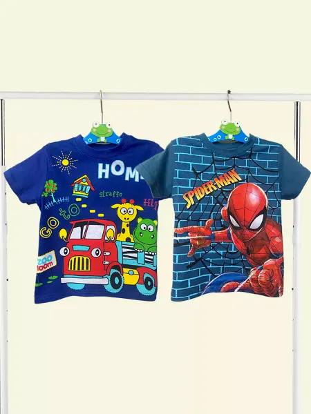 Chaste Kids Футболка с ярким 3Д рисунком набор 2 штуки