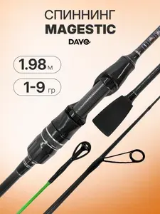 DAYO Спиннинг MAGESTIC 1-9 гр 1,98 м для рыбалки