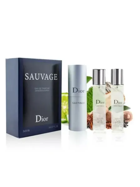 Духи в подарок Духи миниатюрки DIOR SAUVAGE-Диор Саваж 3*20 мл