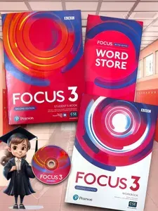 Focus Second Edition 3 Комплект: учебник, рабочая тетрадь, word store + диск от бренда KNIЖKI