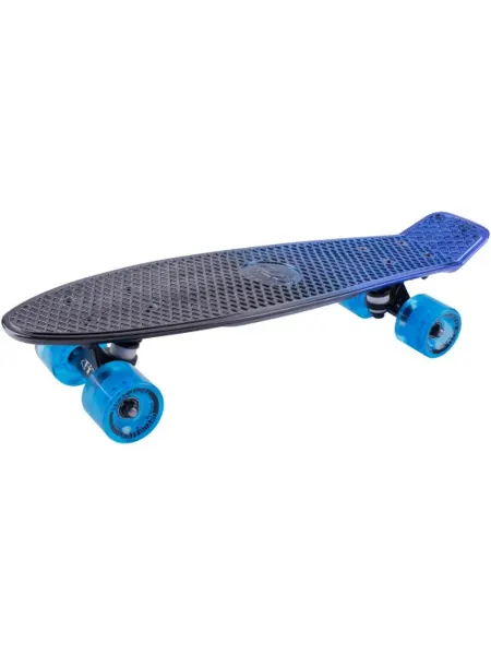 Скейтборд пластиковый Tech Team Metallic 22 blue