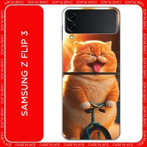 Чехол на Самсунг Z Flip 3 кот