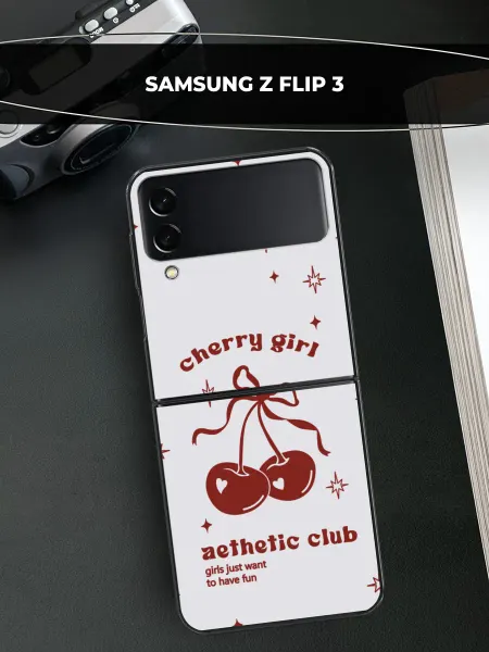 Samsung Чехол на Galaxy Z Flip 3 с вишней