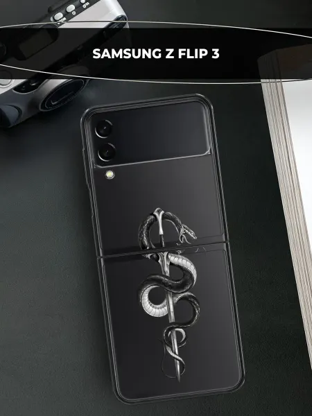 Samsung Чехол на Galaxy Z Flip 3 змея