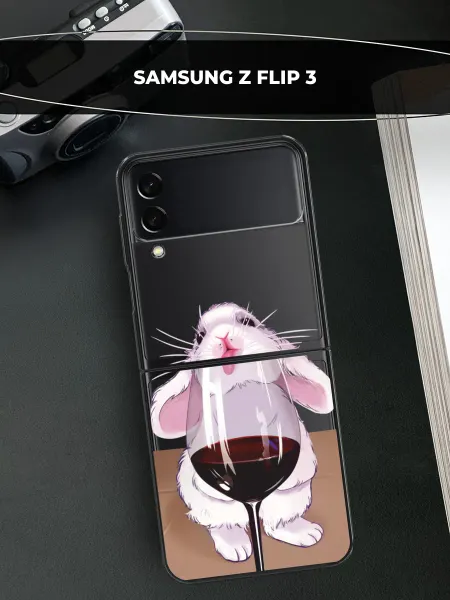 Samsung Чехол на Galaxy Z Flip 3 кролик