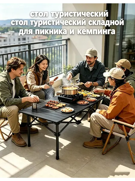 Стол раскладной на 100 кг для пикника