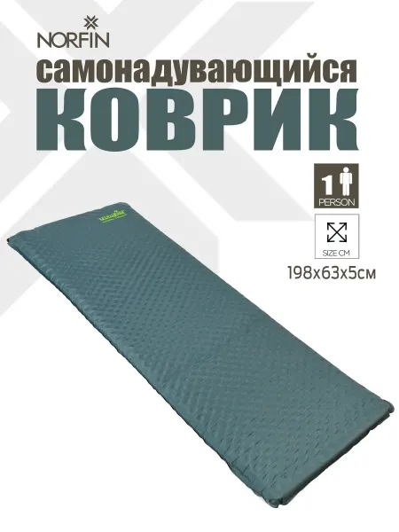 NORFIN Коврик самонадувающийся ATLANTIC COMFORT NF 5.0см