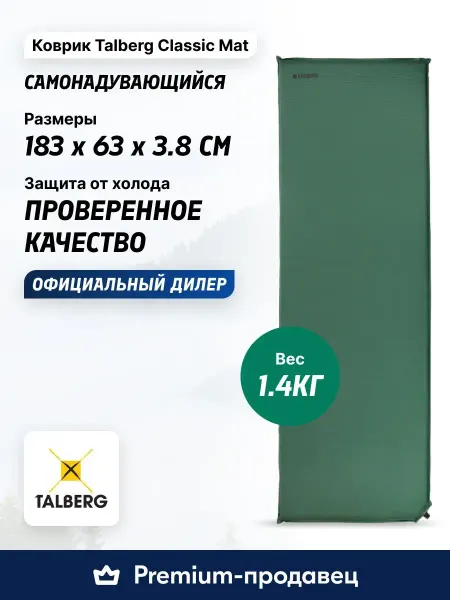 Talberg Коврик туристический самонадувающийся Classic Mat
