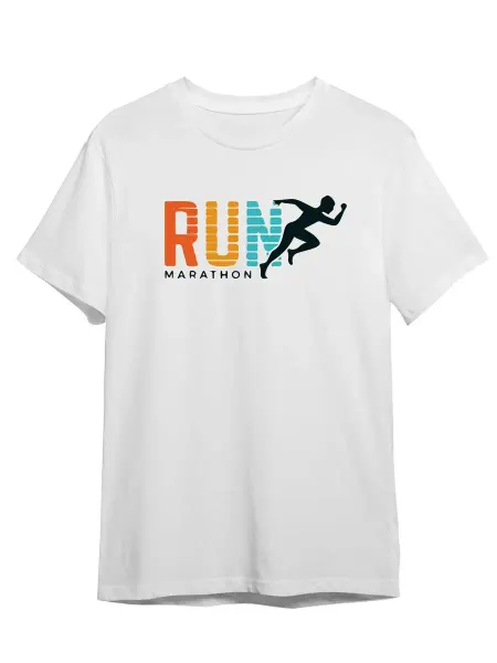 Каждому Своё Sport Футболка Бег Марафон RUN Спорт Силуэт Мужская Женская