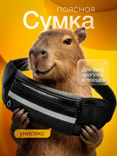 Сумка на пояс непромокаемая для бега спортивная