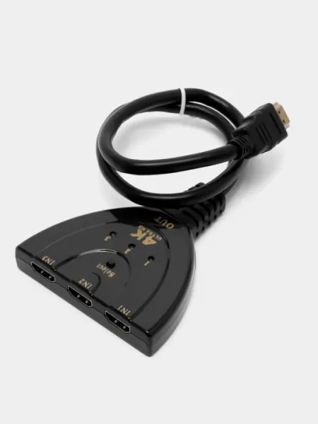 Разветвитель HDMI, кабель адаптер, сплиттер, 3 порта